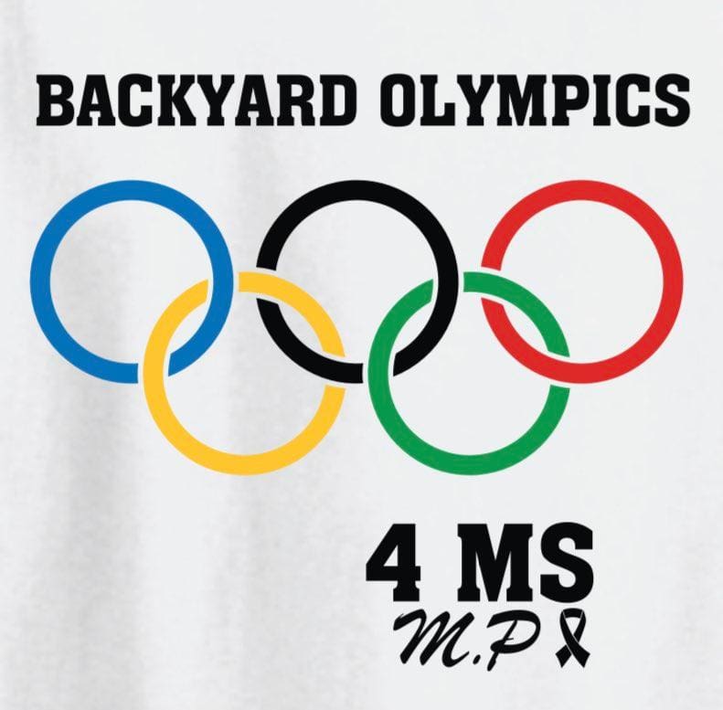 The logo of backyard Olympics with a white background