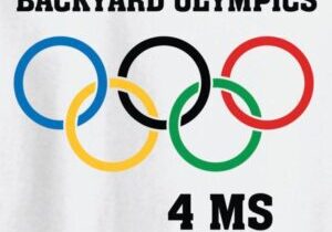 The logo of backyard Olympics with a white background